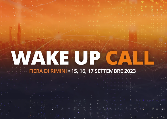 WakeUpCall2023.webp Wake Up Call Rimini 2023 – Alfio Bardolla