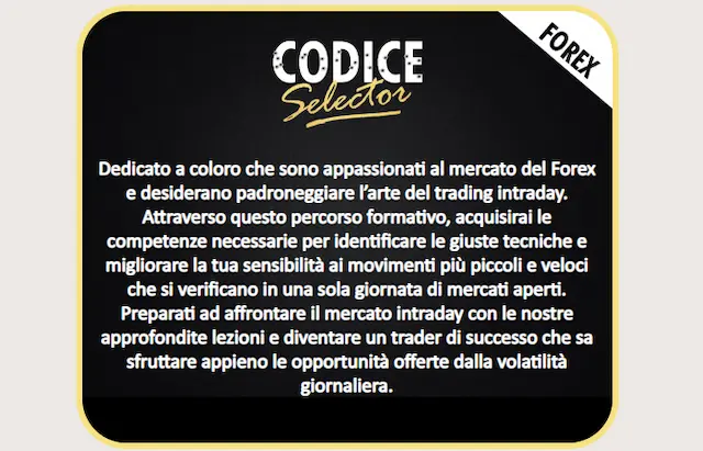 Codice Selector MASTER - Max Mereghetti (2) Codice Selector MASTER - Max Mereghetti