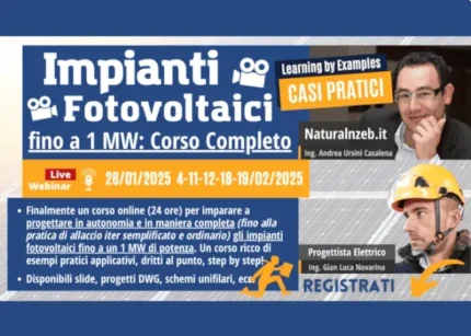 Corso Completo Impianti Fotovoltaici – Naturalnzeb.it