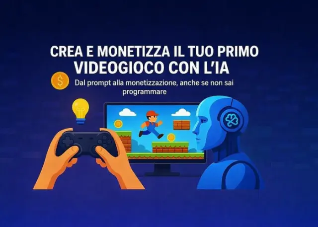 Crea e Monetizza il tuo primo Gioco con l’IA – Andrea Zamuner Cervi Crea e Monetizza il tuo primo Gioco con l’IA – Andrea Zamuner Cervi