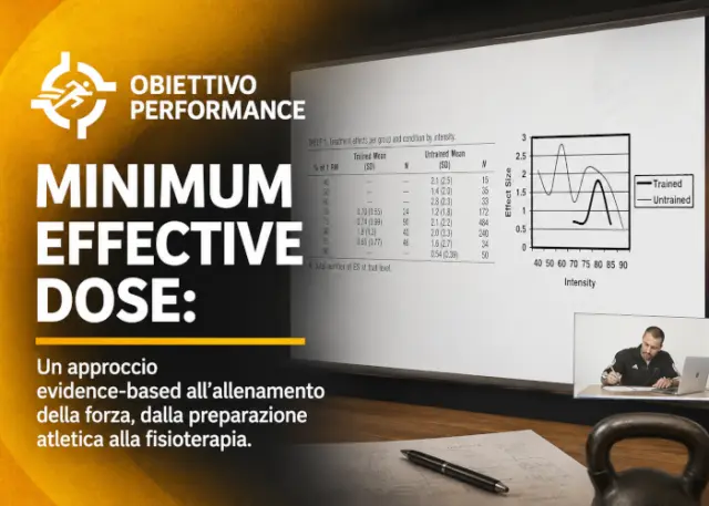 Minimum Effective Dose – Obiettivo Performance Minimum Effective Dose – Obiettivo Performance