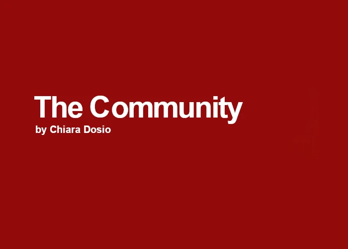 The Community Program - Chiara Dosio The Community Program - Chiara Dosio